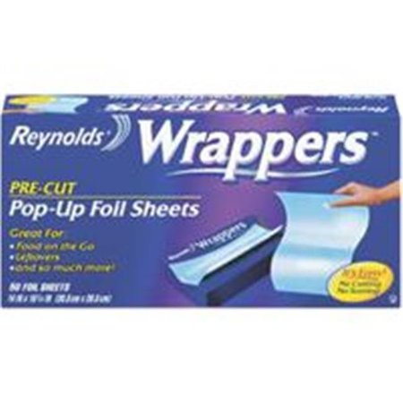 REYNOLDS CONSUMER PRODUCTS Reynolds Consumer Products Wrappers Foil Sheets 50Ct 103 6134654